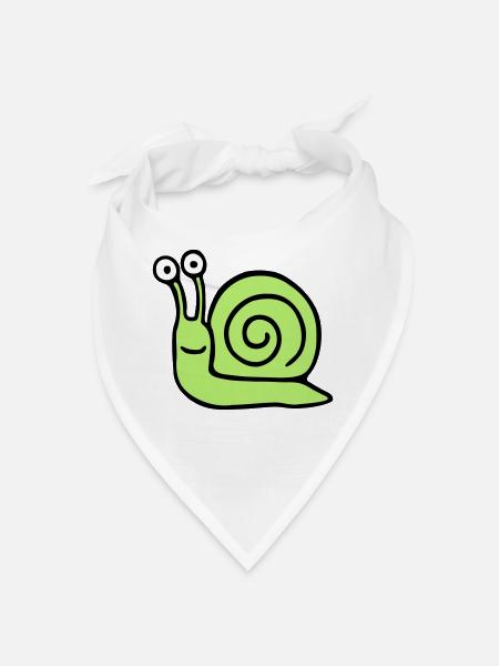 Schnecke 5.3 - Bandana - Weiß - Vorne