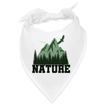 Nature...Natur im Nationalpark - Bandana - Weiß - Vorne