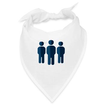 Personen Gesellschaft Menschen Gemeinsam - Bandana - Weiß - Vorne