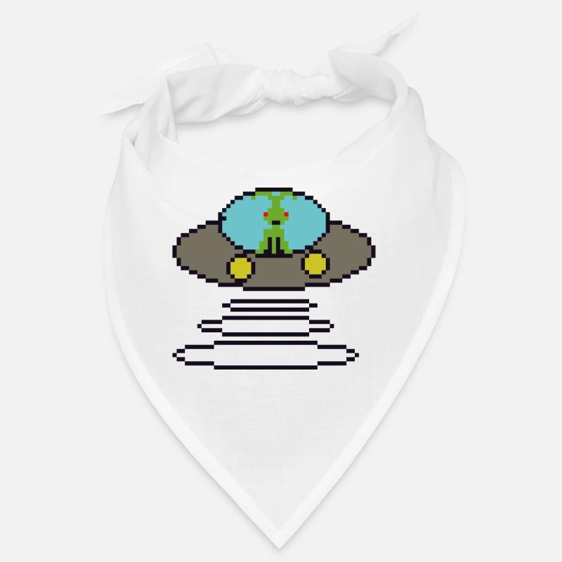 Retrogaming Pixel Ufo Bandana