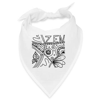 Zen - Bandana - Weiß - Vorne