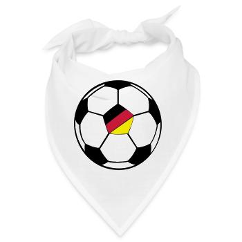 fussball deutschland - Bandana - Weiß - Vorne