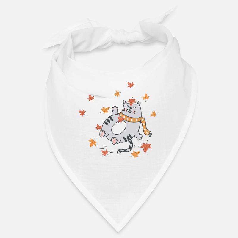 Chat d'automne Bandana