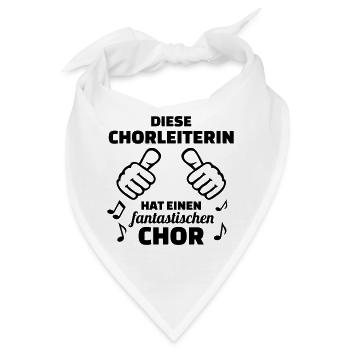 Chor - Bandana - Weiß - Vorne