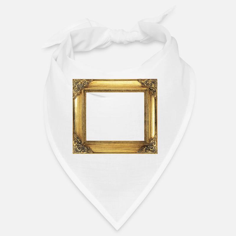 🖼️ Cadre d’image dorée décoré Bandana