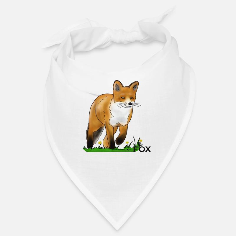 Fuchs - Bandana - Weiß