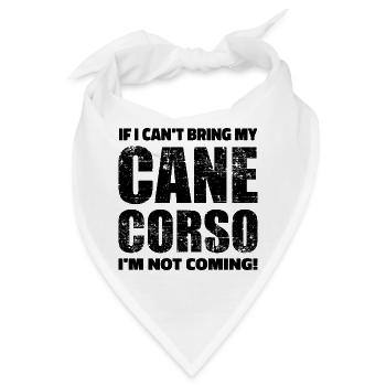 Cane Corso - Bandana - Weiß - Vorne