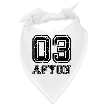 Afyon 03 used look - Bandana - Weiß - Vorne