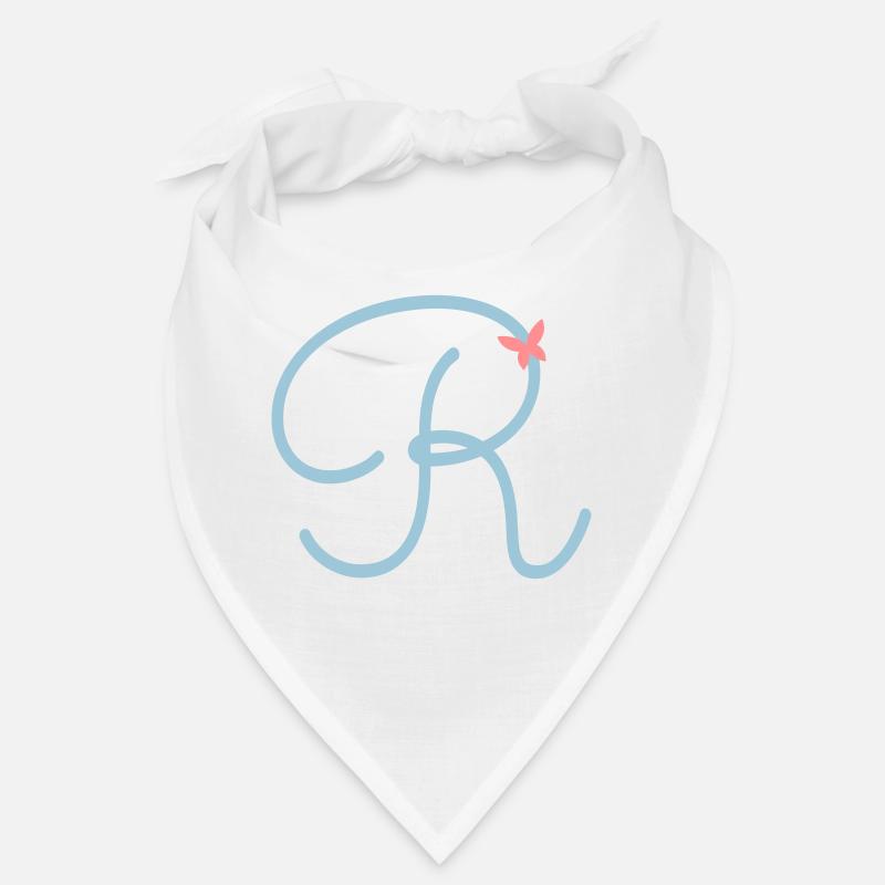 Lettre R lettre initiale papillon Bandana