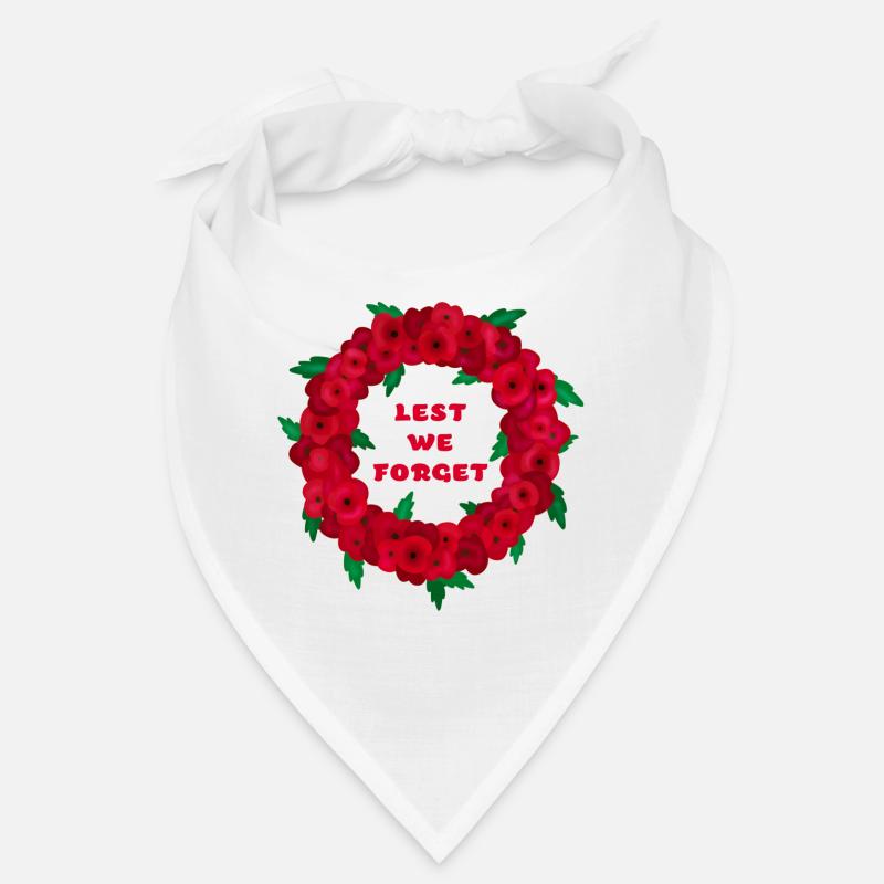 Rememberance Poppies / Lest We Forget Poppies Bandana