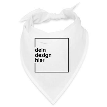 Dein design hier - Bandana - Weiß - Vorne