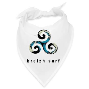 Triskel Breton - Bandana - Weiß - Vorne