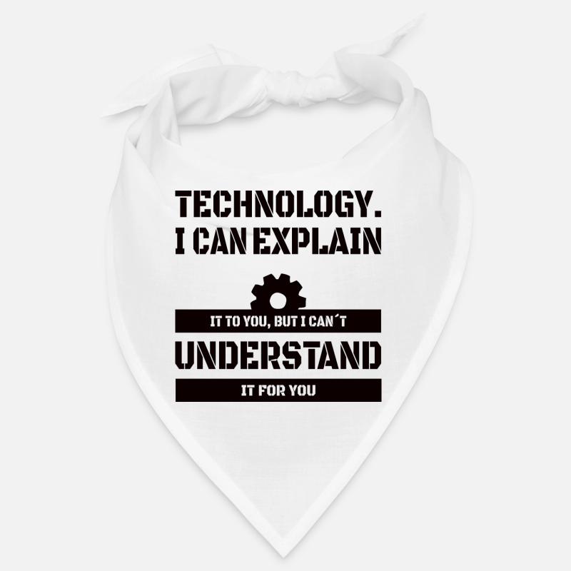 COMPUTER TEACHER: I Can Explain Technology Bandana