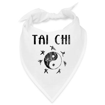 Tai Chi Tai Chi Geschenk Für Fans der Chinesische - Bandana - Weiß - Vorne