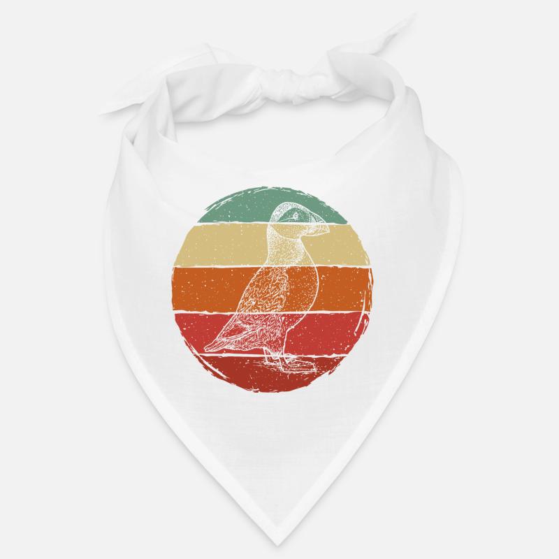 Papageientaucher Retro Bandana