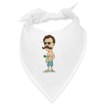 Nietzsche - Bandana - Weiß - Vorne