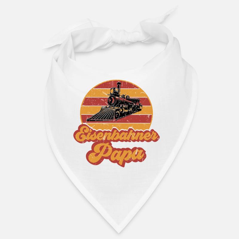 Eisenbahner Papa Eisenbahn Vater Zug Beruf Bandana