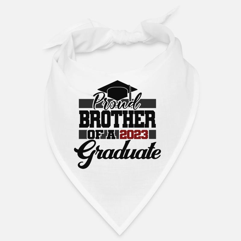 Stolzer Bruder eines Abschlussgeschenks 2023 Bandana