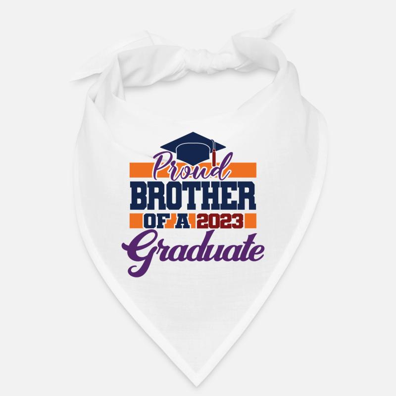 Stolzer Bruder eines Abschlussgeschenks 2023 Bandana