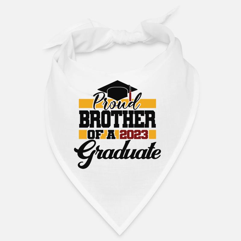 Stolzer Bruder eines Abschlussgeschenks 2023 Bandana