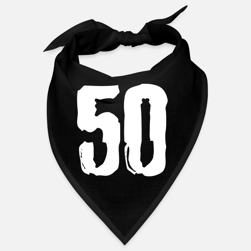 50 number jersey Bandana