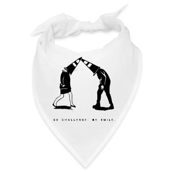 Bleib albern | WARUM NICHT - Bandana - Weiß - Vorne