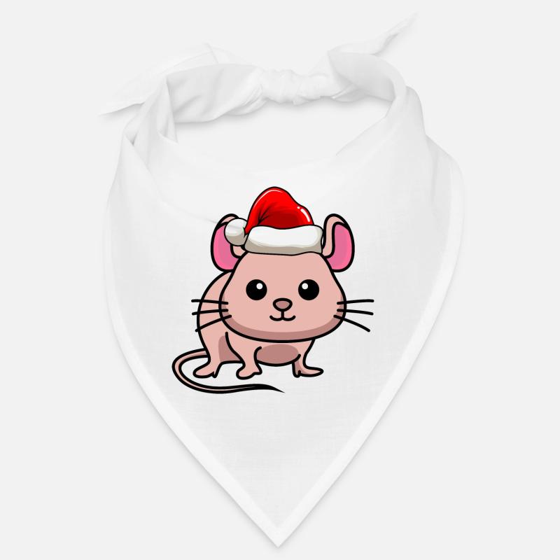Souris BD Noël Bandana