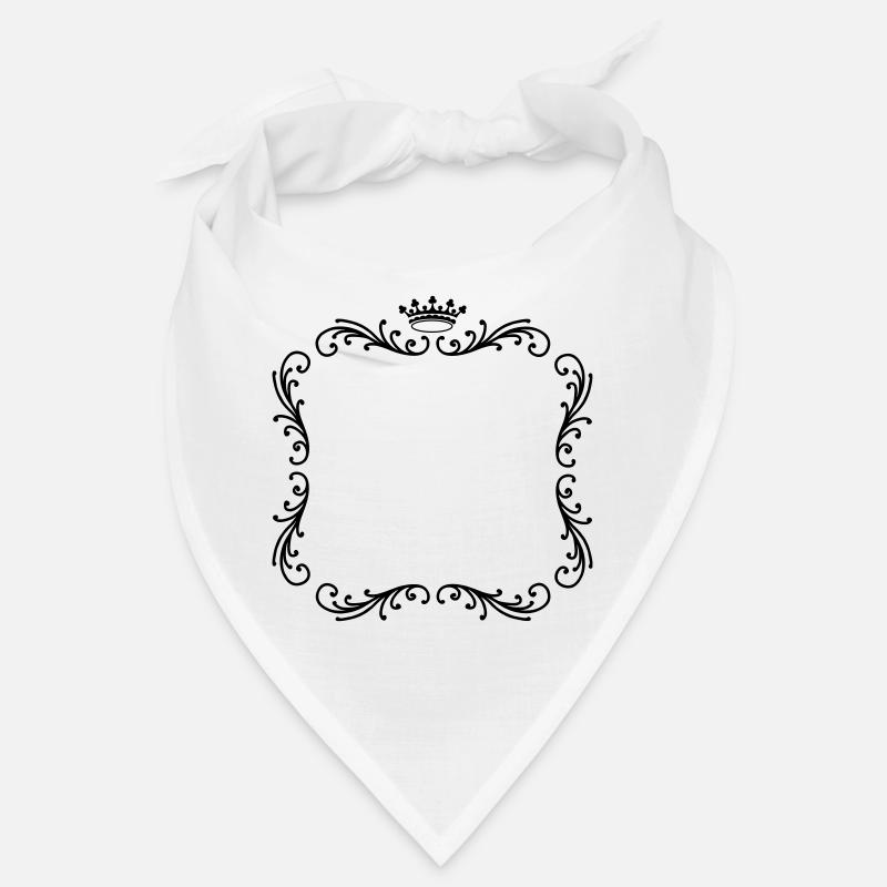 Frame with crown decorative frame Bandana