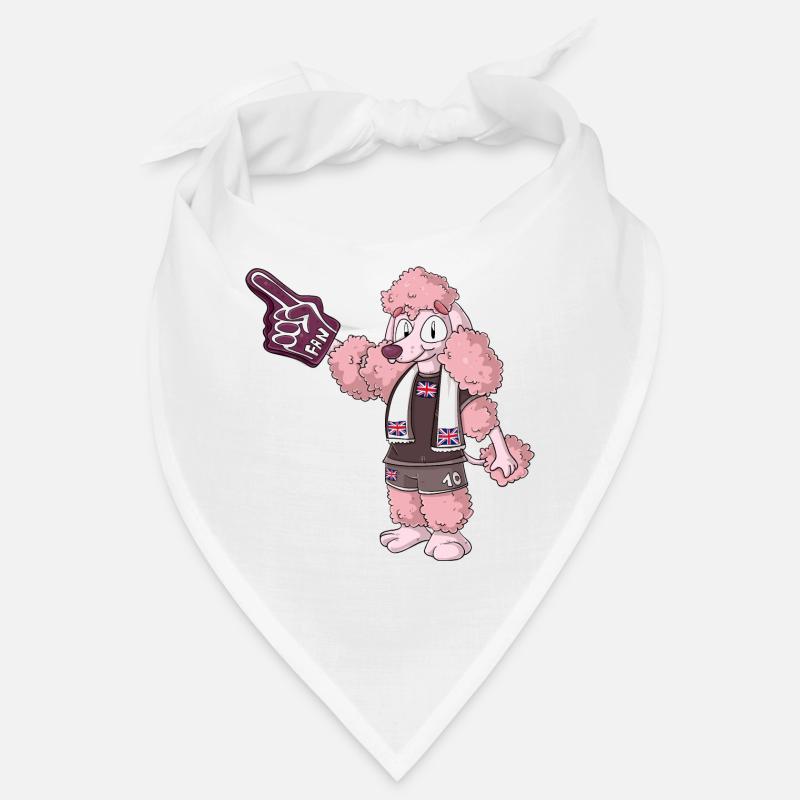 Caniche fan Angleterre Bandana