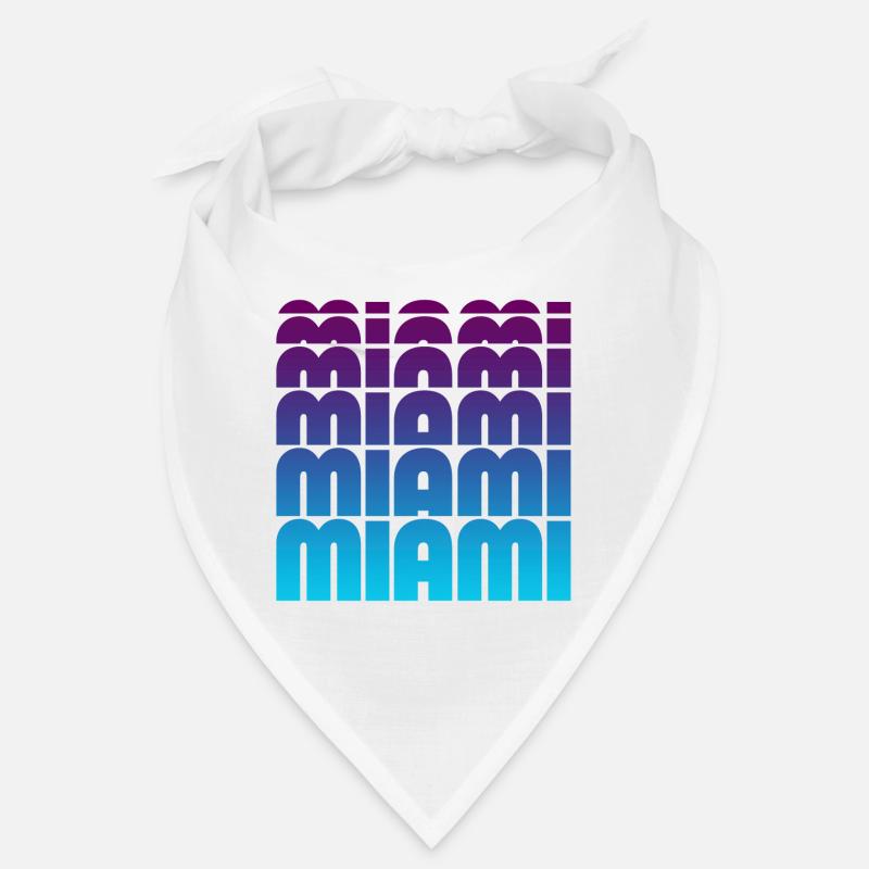 Miami Grid Gradient Bandana