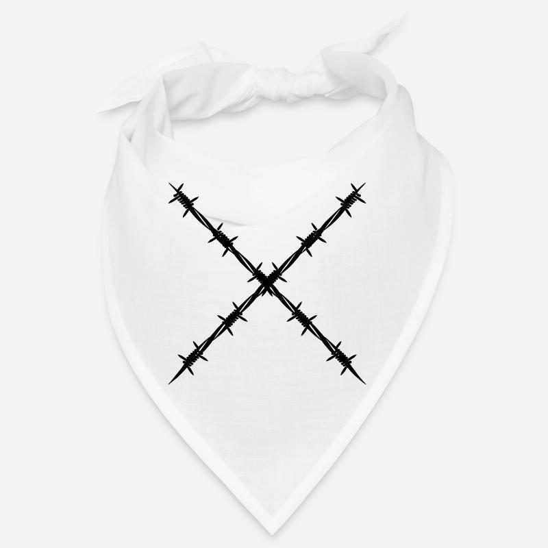 Barbed wire crossed Bandana