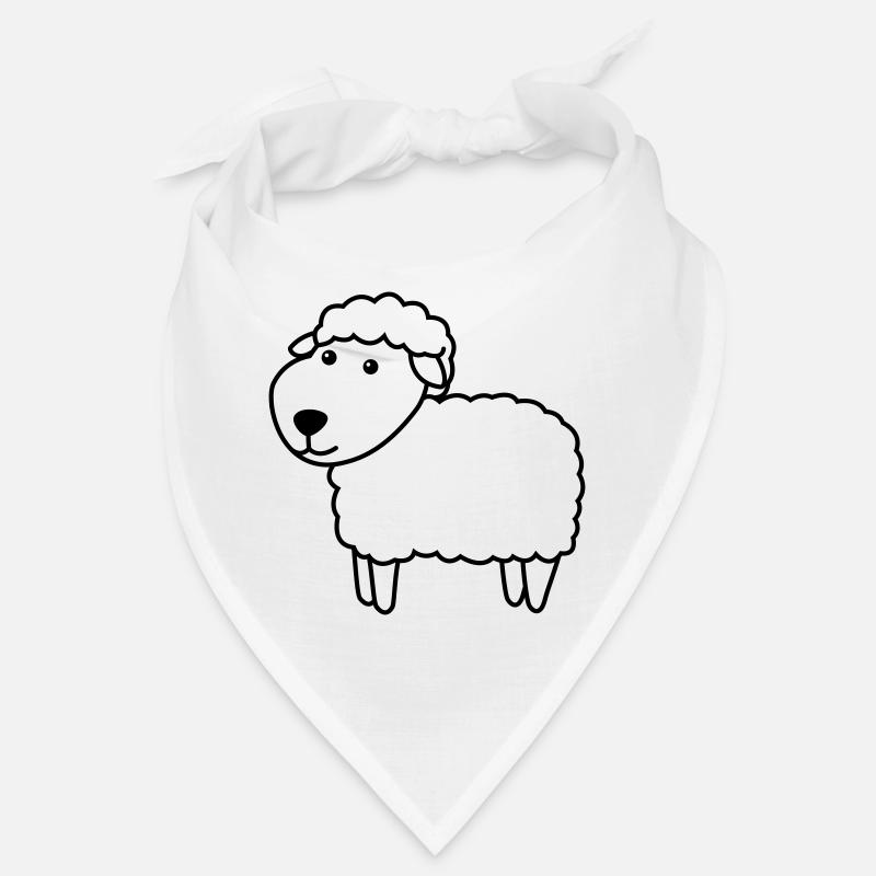 Schaf Comic Tier Bandana