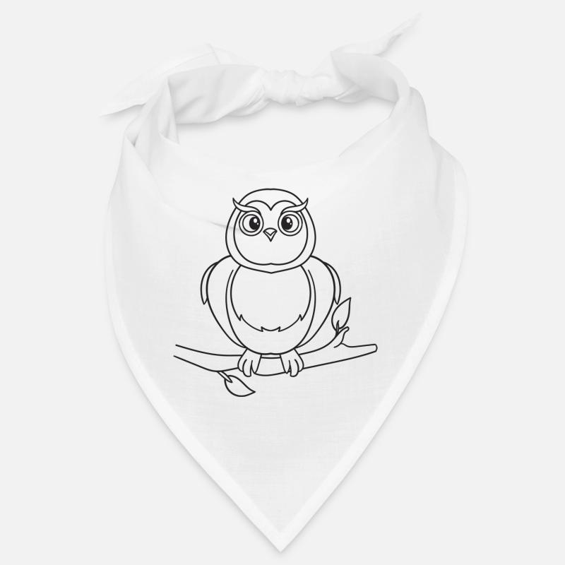 Eule, Vogel, Geschenk, Geschenkidee Bandana