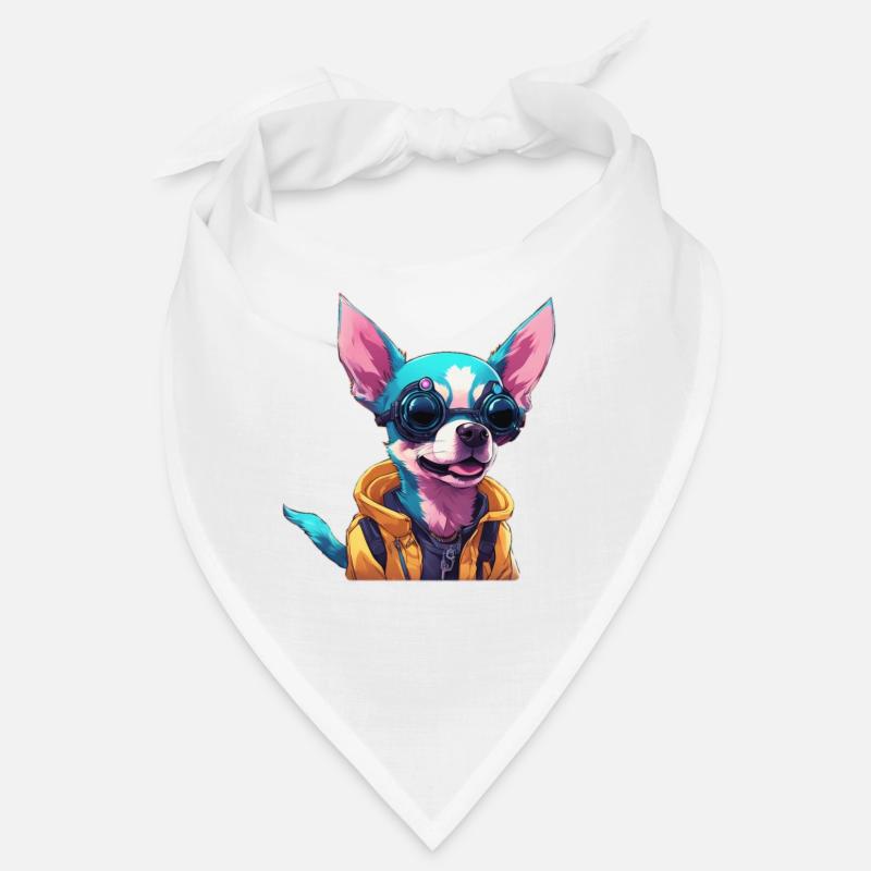 TechTails // Chien Cyberpunk Bandana