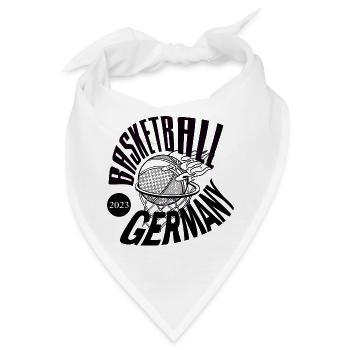 Basketball Deutschland Turnier Mannschaft - Bandana - Weiß - Vorne