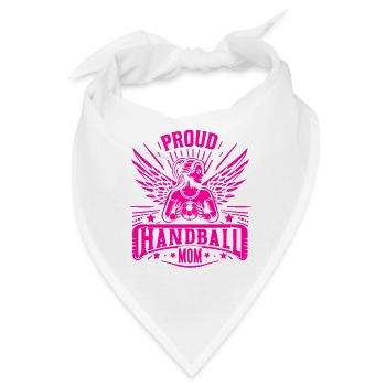 Proud Handball Mom Meister Winner - Bandana - Weiß - Vorne