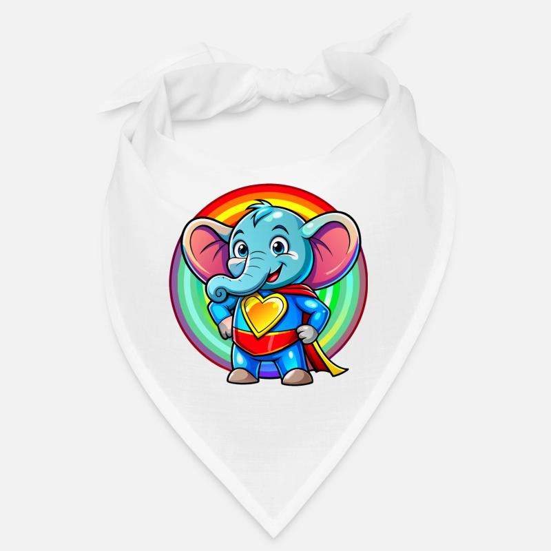 Superhelden Elefant Bandana