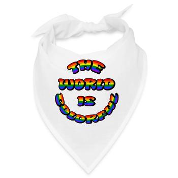 WorldColorful 3 - Bandana - Weiß - Vorne