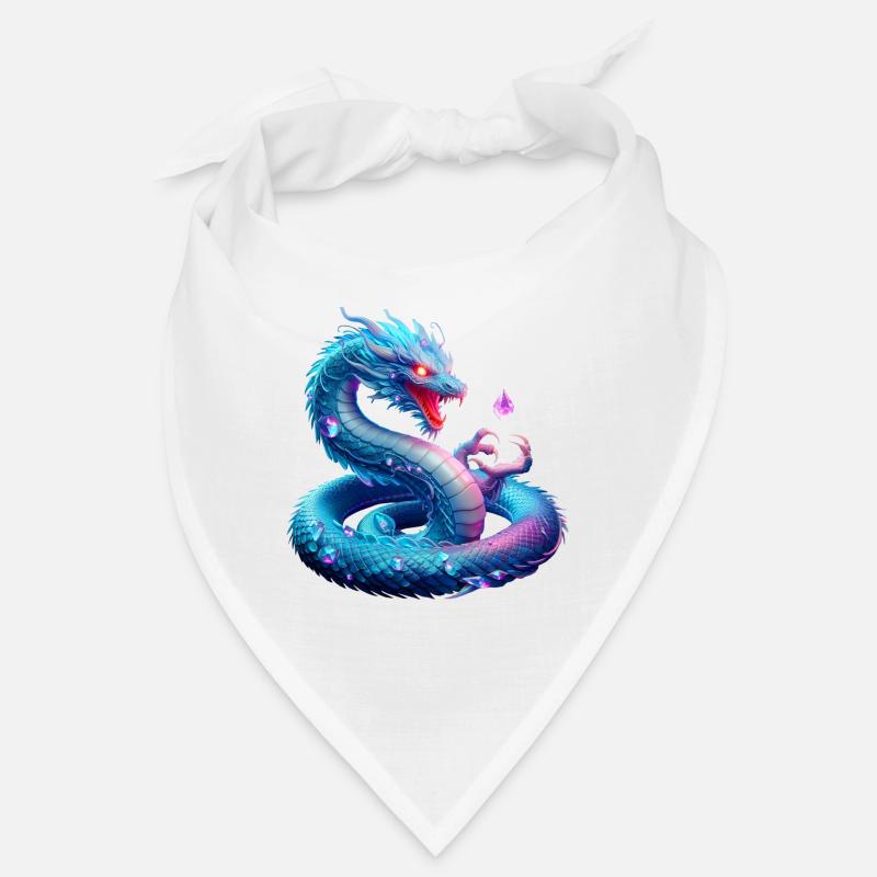 Dragon (03) - Bandana - blanc