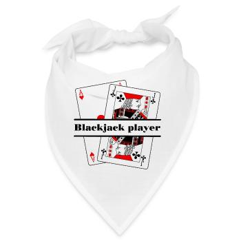 Blackjack-Spieler - Bandana - Weiß - Vorne