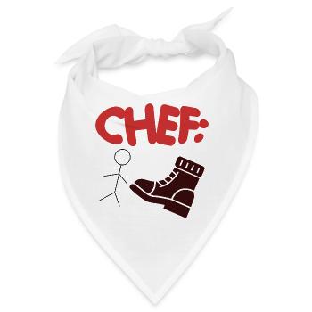 Chef Vorgesetzter Büro Manager Teamleiter Firma - Bandana - Weiß - Vorne
