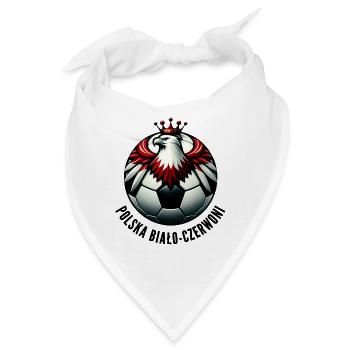 Polnischer Fußball - Bandana - Weiß - Vorne