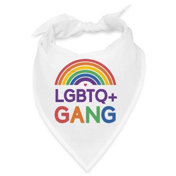 LGBTQ Pride Monat - LGBTQ+ Gang - Bandana - Weiß - Vorne