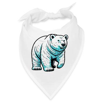 Eisbär - Bandana - Weiß - Vorne