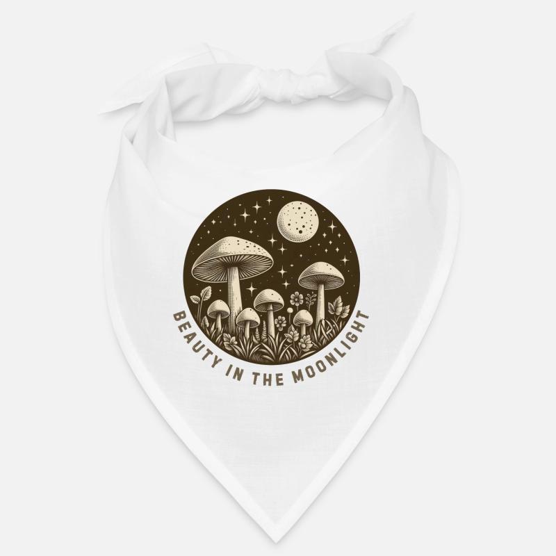Champignons au clair de lune Bandana