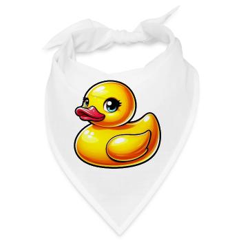 Ente Ente Ente Ente Ente - Bandana - Weiß - Vorne