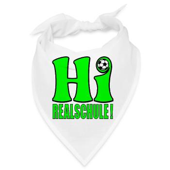 SCHULE REALSCHULE FUßBALL - Bandana - Weiß - Vorne