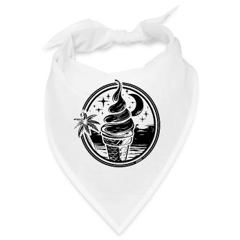 Eiscreme - Bandana - Weiß - Vorne