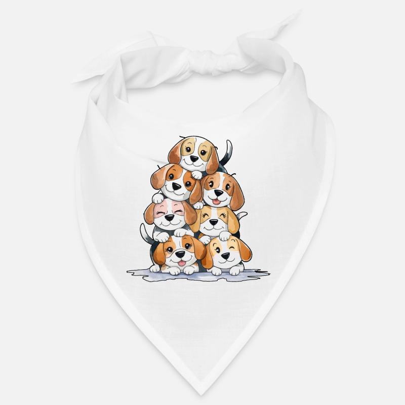 Pyramide de beagle mignon Bandana