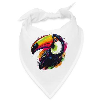 Tukan - Bandana - Weiß - Vorne